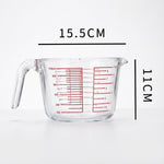 كوب قياس زجاجي مقاوم للحرارة