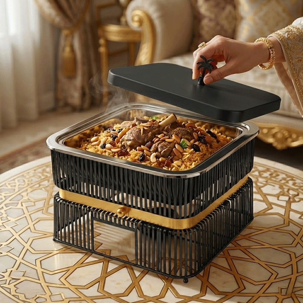 سخان طعام شبكي مربع