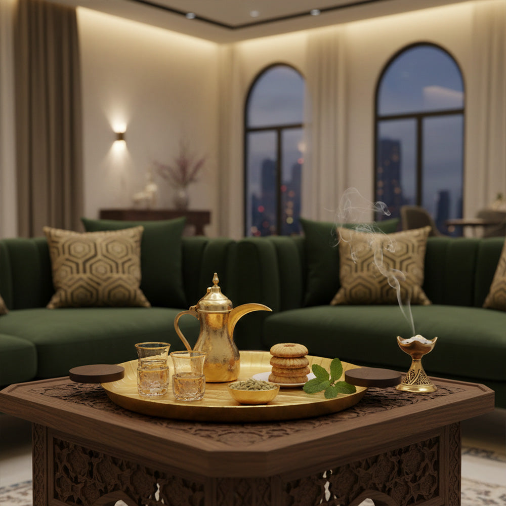 صينية تقديم مستديرة- كبير