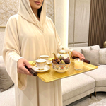 صينية تقديم صغيرة مربعة