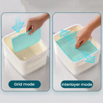 حافظة تخزين سلة تصريف محكمة الغلق