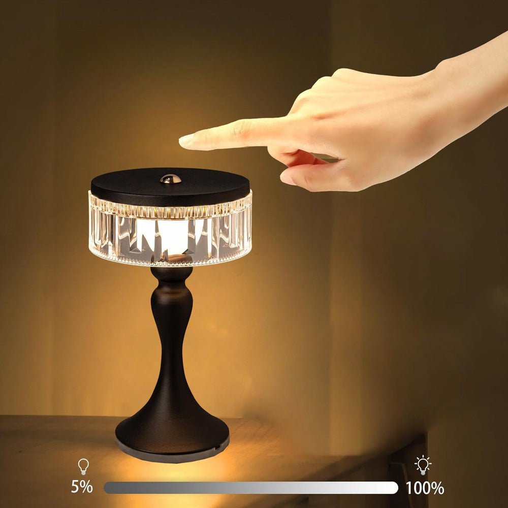 مصباح طاولة لاسلكي قابل لإعادة الشحن