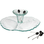 صينية تقديم زجاجي