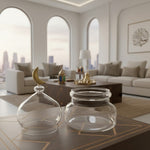 جرة زجاجية قمرية