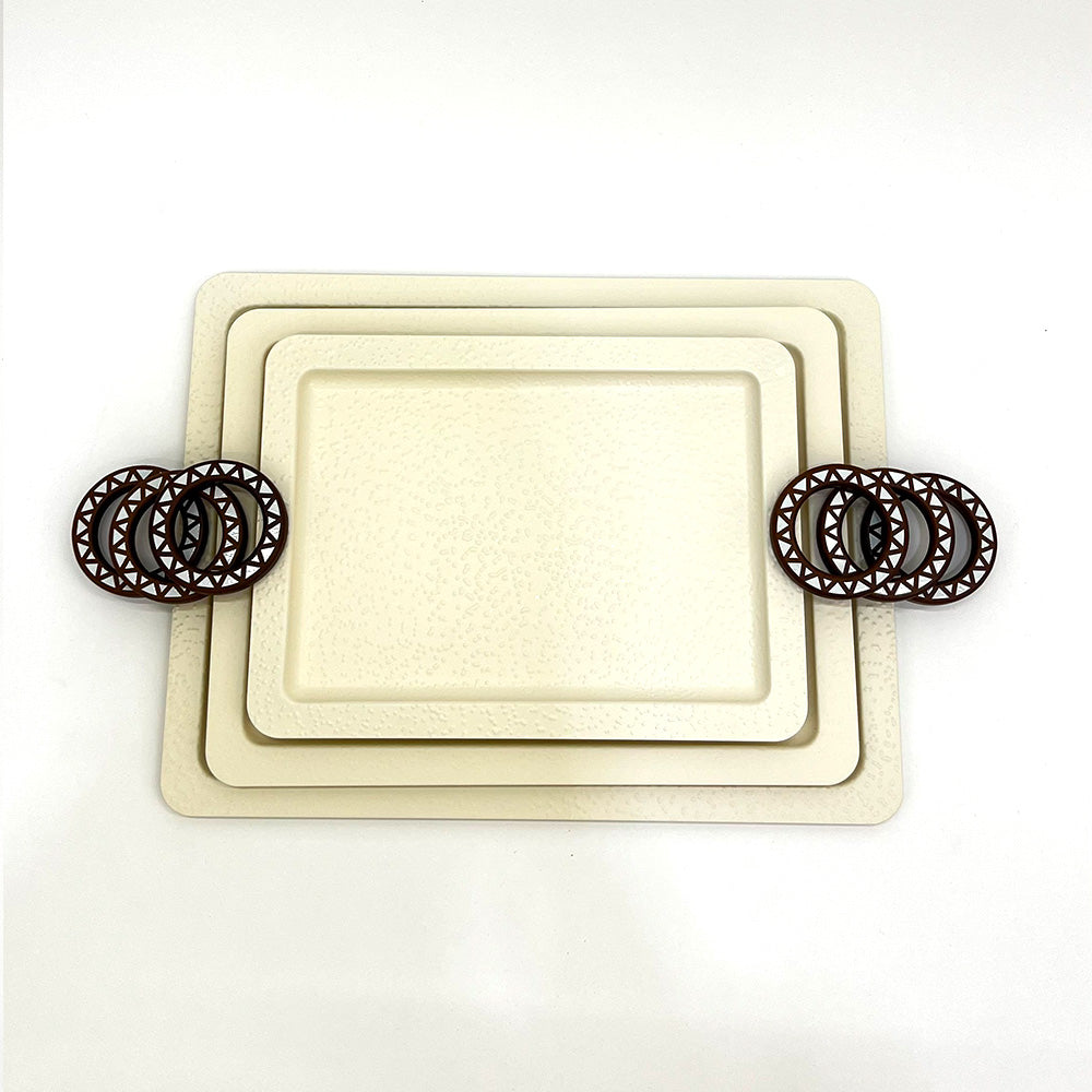 صواني معدنية 3 قطع