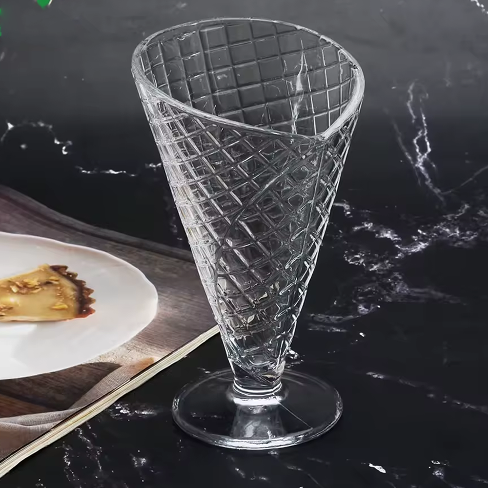 طقم كاسات  للحلوى والآيس كريم