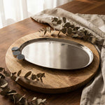 صينية تقديم بيضاوية صغير