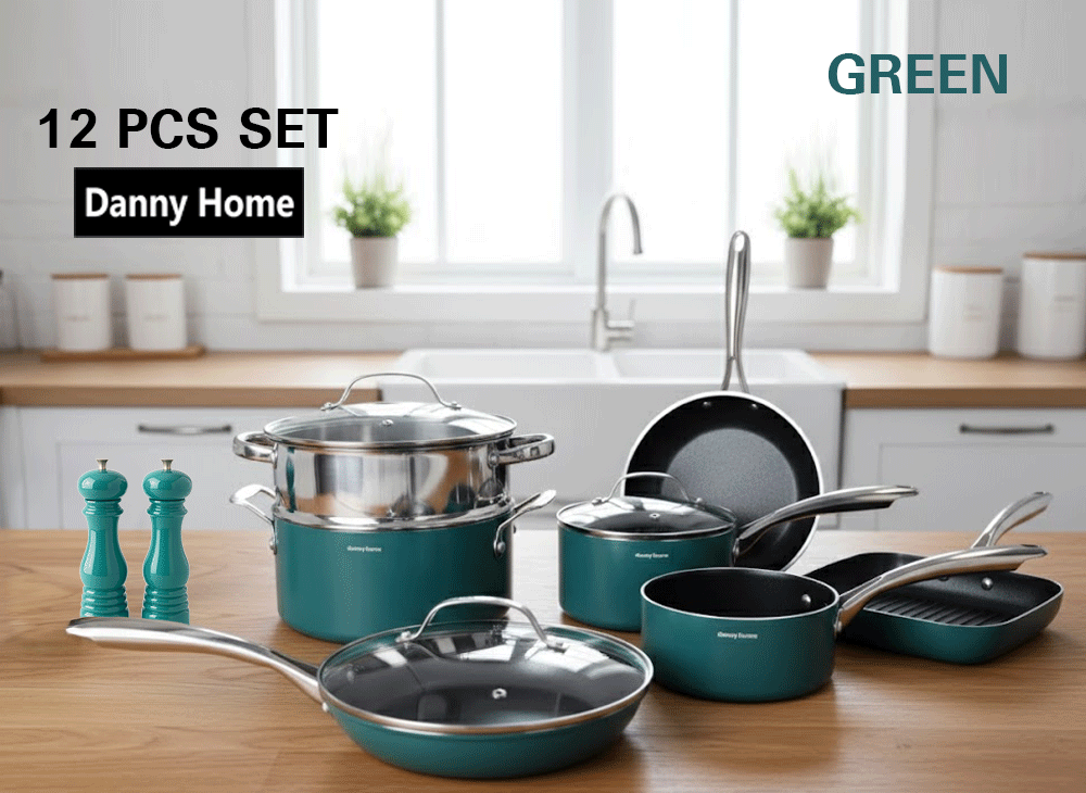 طقم أواني فاخر للطهي