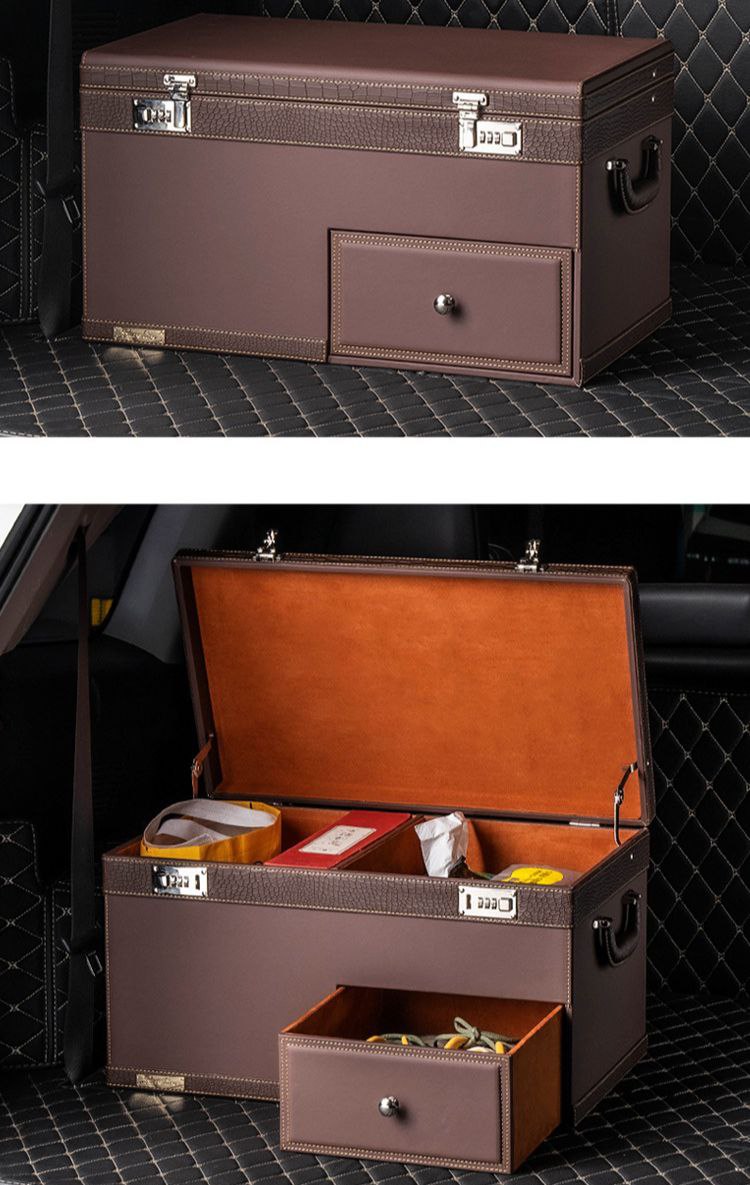 صندوق تخزين للسيارة بسعة تخزين كبيرة