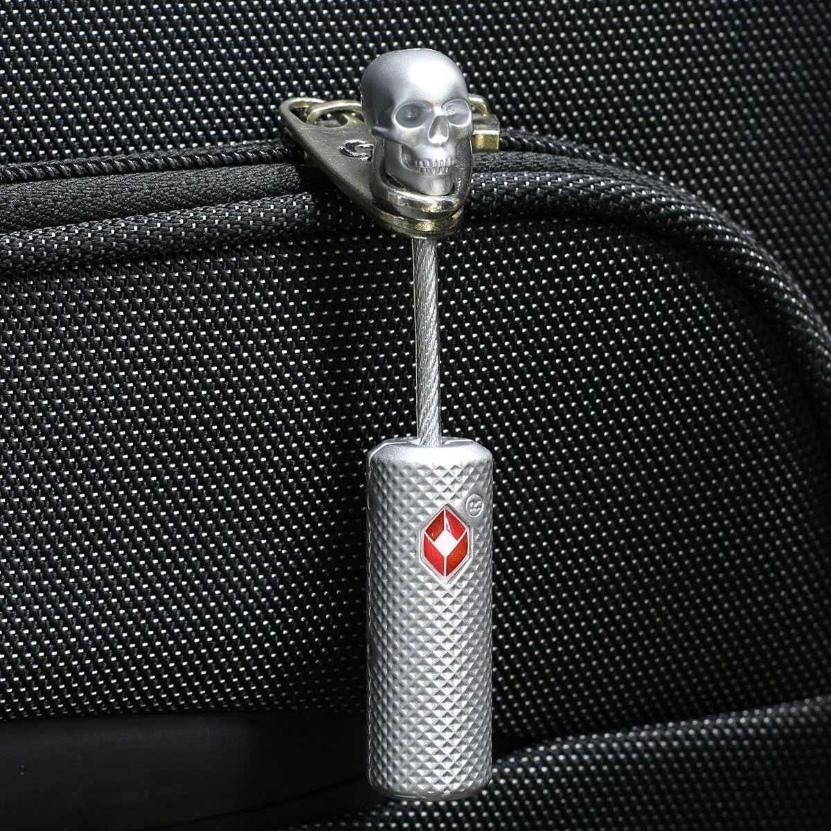 قفل أمتعة السفر المعدني