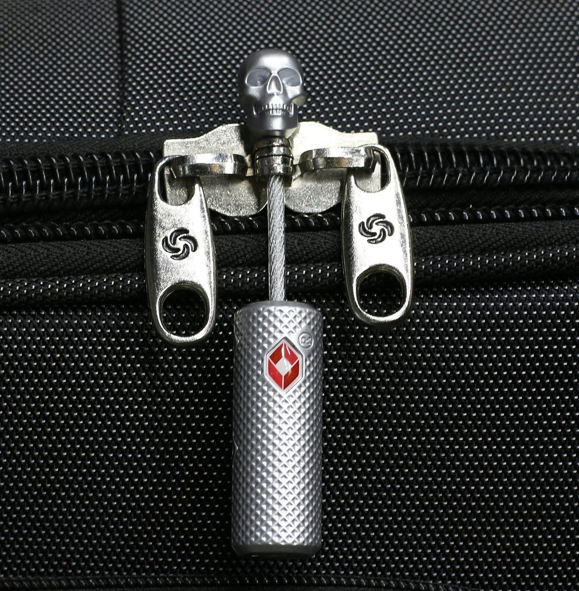 قفل أمتعة السفر المعدني