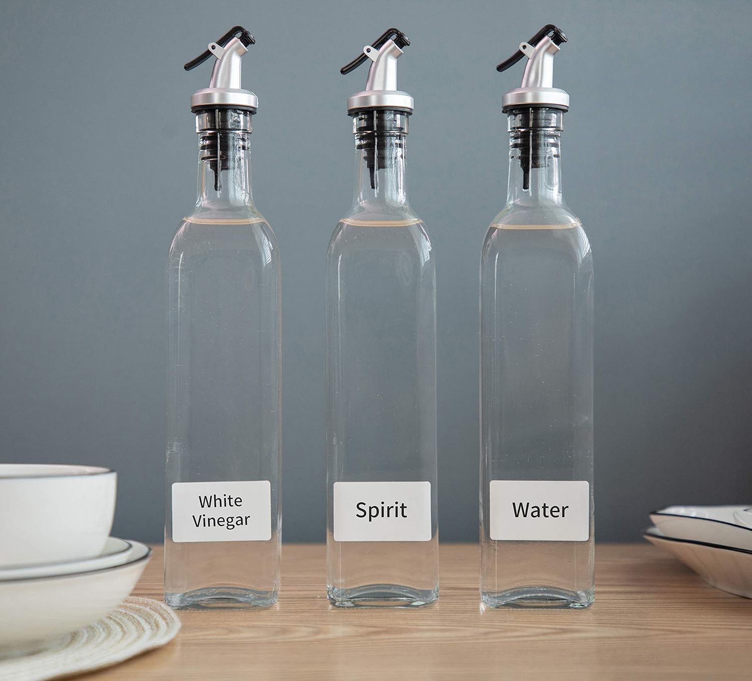 ‏ملصقات طابعة فوميمو 40x30mm / 230Pcs مربع / ابيض