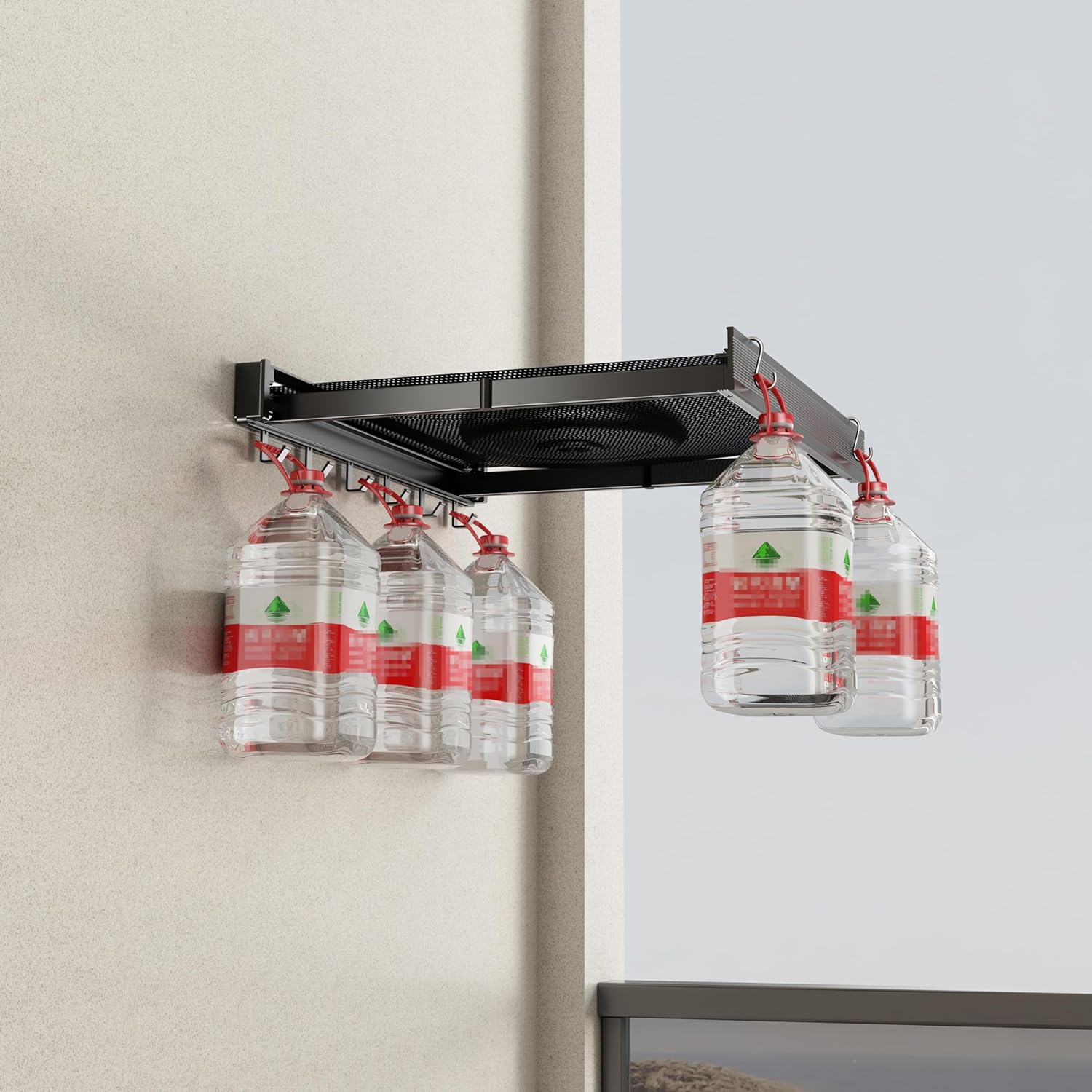 رف مناشف الحمام  القابل للطي