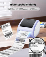 Phomemo D520-BT Thermal Label Printer / Purple