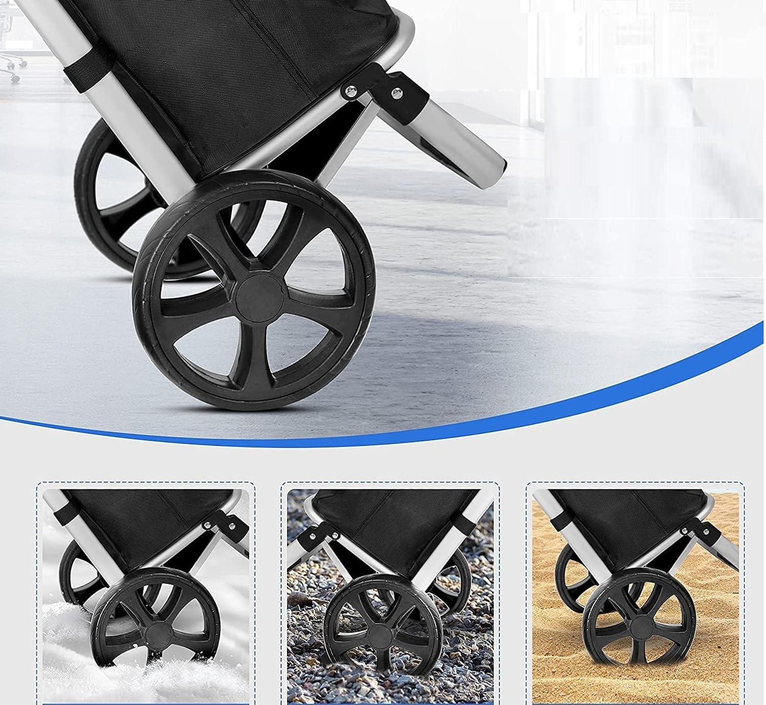 عربة تسوق ريبيلي قابلة للطي