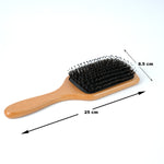 فرشاة شعر خشبية  مضادة للكهرباء