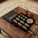 طقم استكانة وفنجان 18 قطعة