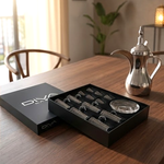 طقم استكانة وفنجان 18قطعة