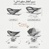 سرير أطفال بجانب السرير 4 في 1