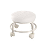 كرسي صغير بعجلات وقاعدة محززة