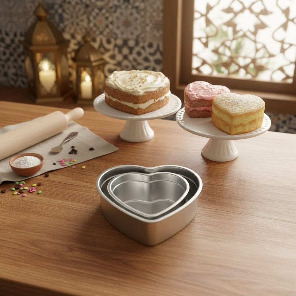 قالب كيك على شكل قلب