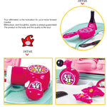 خزانة ملابس 3 في 1 للبنات