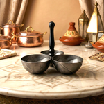 وعاء تقديم ثلاثي