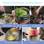 طقم مصفاة وحوض من الفولاذ