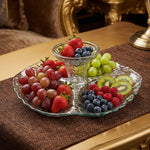 صينية تقديم زجاجي