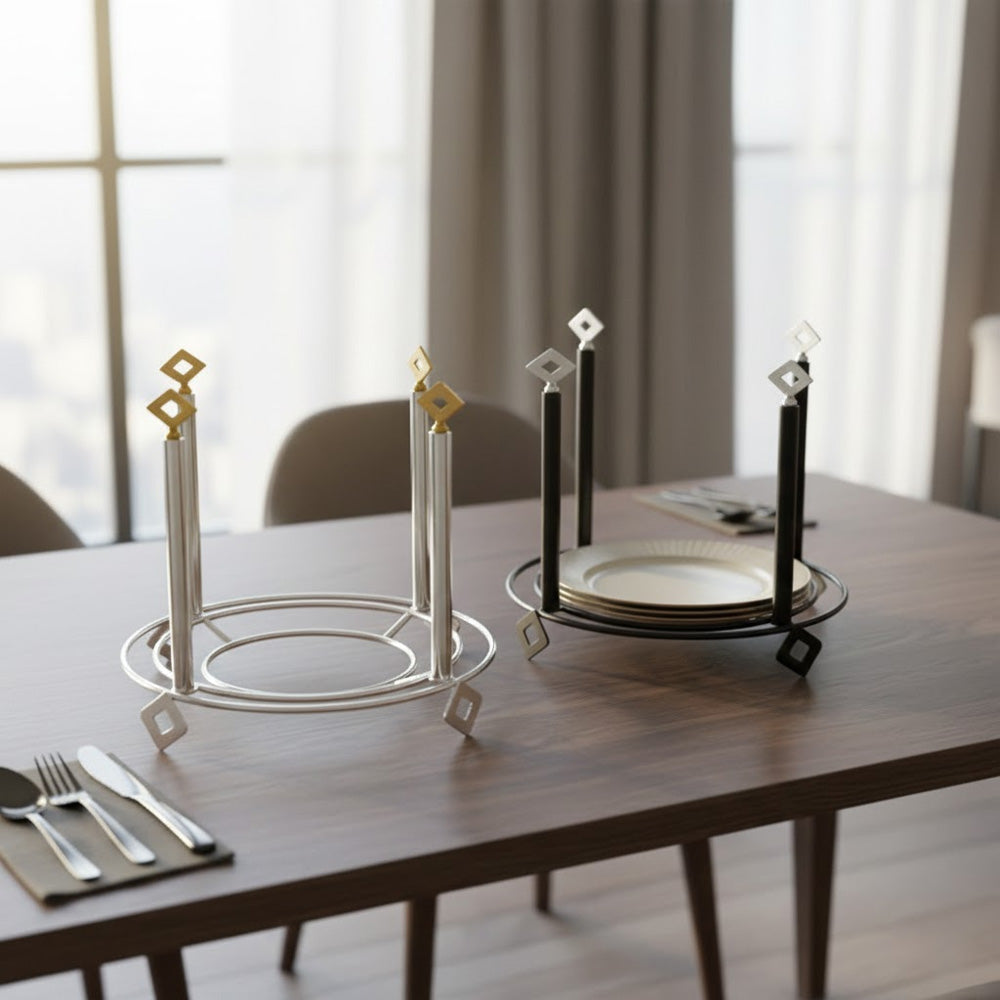 حامل اطباق دائري