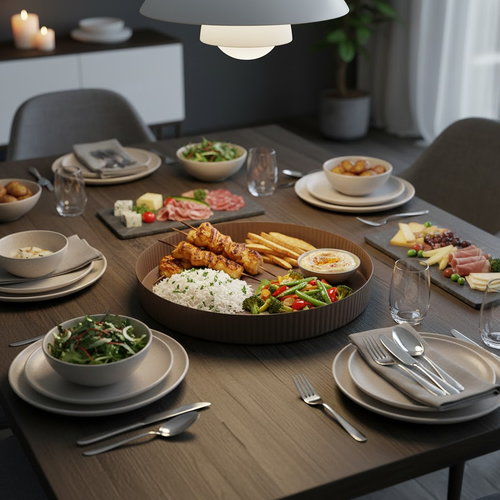 صينية تقديم دائرية