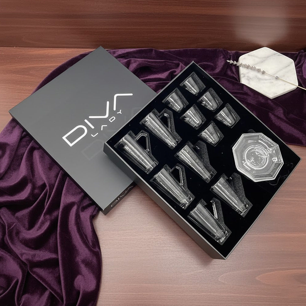 طقم استكانة وفنجان 18قطعة