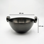 وعاء تقديم معدني وسط