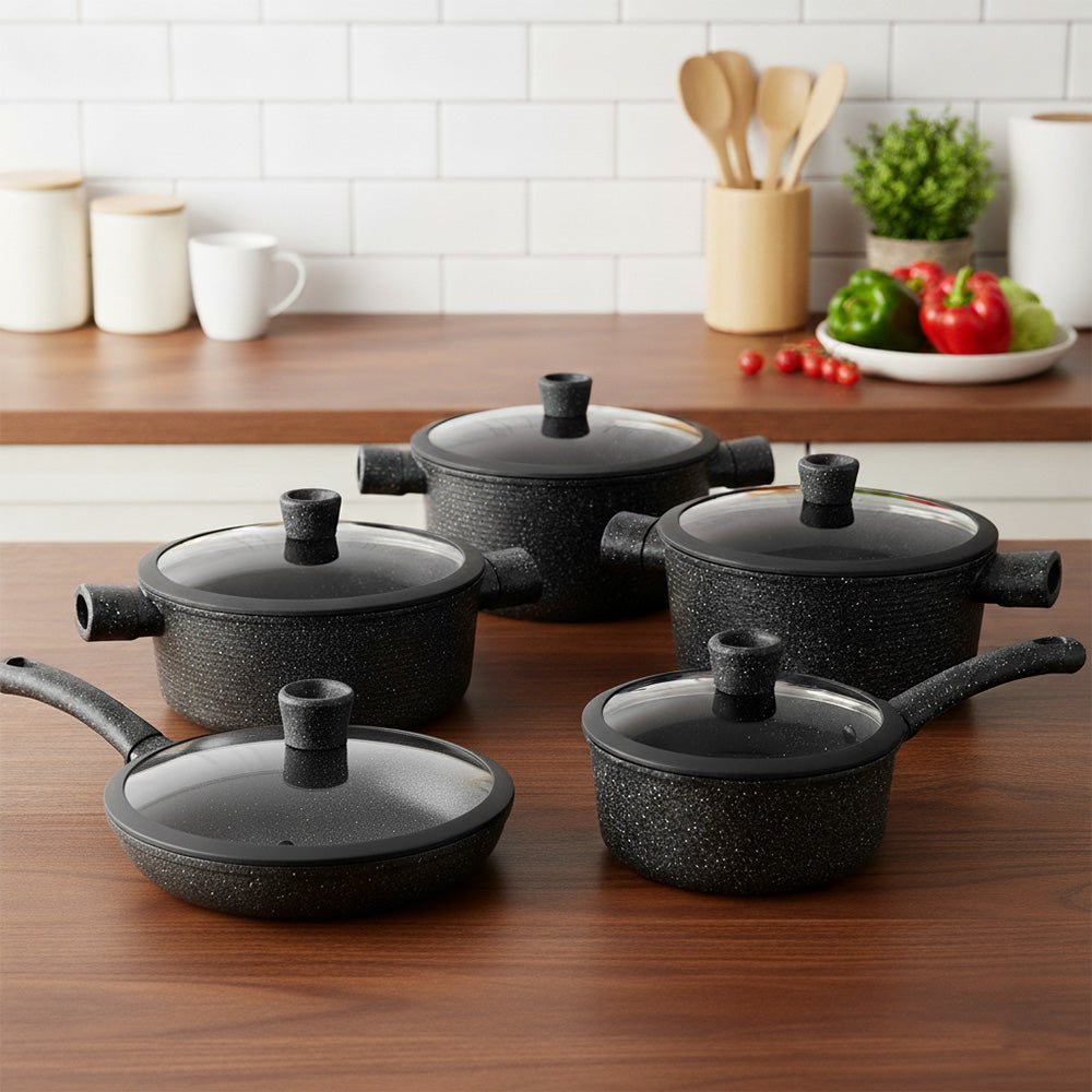 طقم طهي جرانيت فاخر١٠ قطع