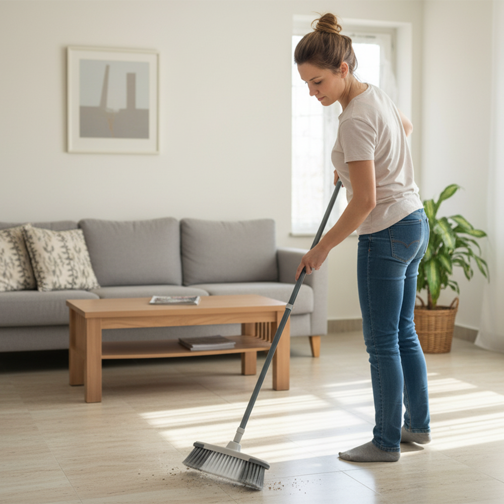 مكنسة أرضيات قابل للتمديد لتنظيف سهل وفعال
