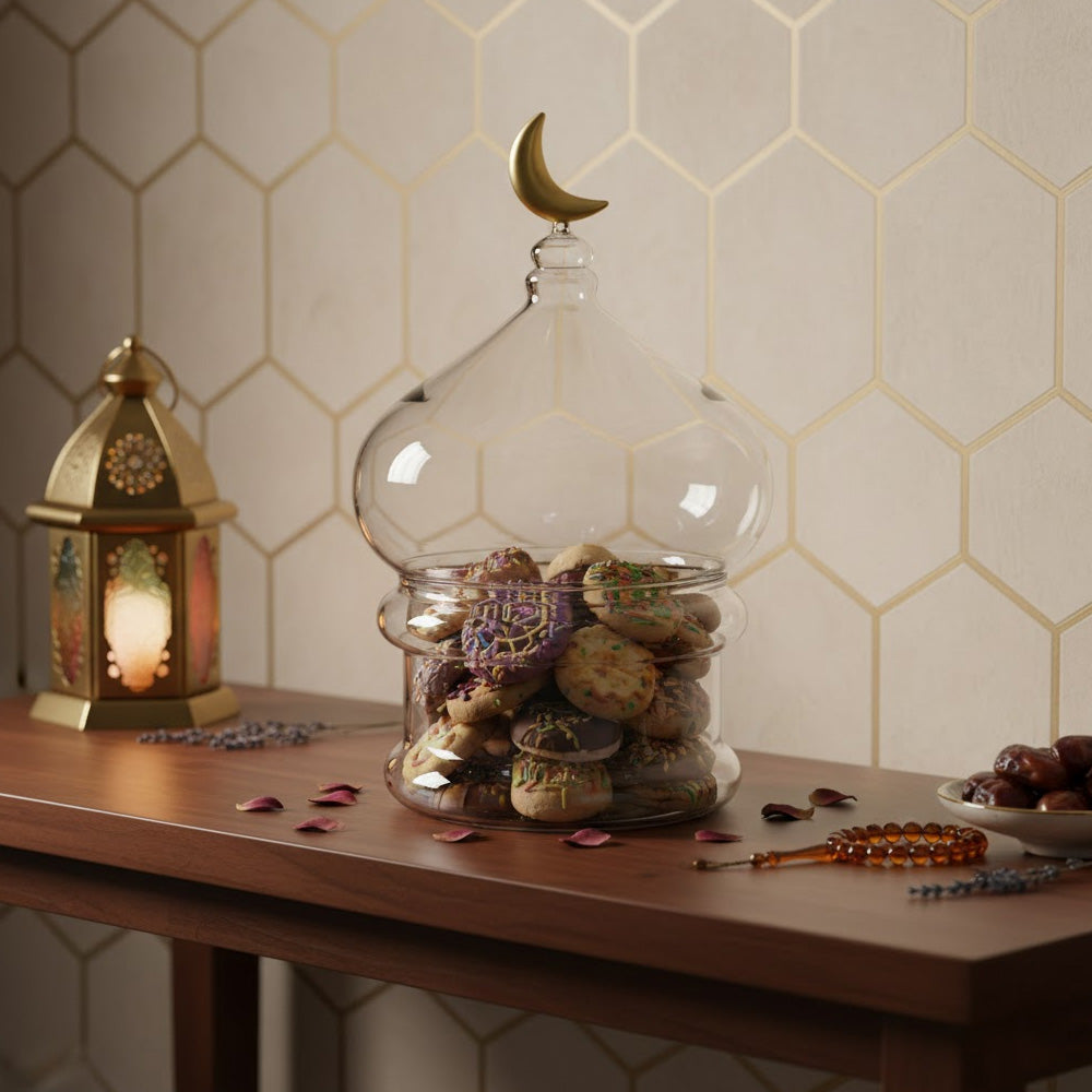 جرة زجاجية قمرية