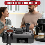 محطة دك الأسبريسو مع فلاتر القهوة