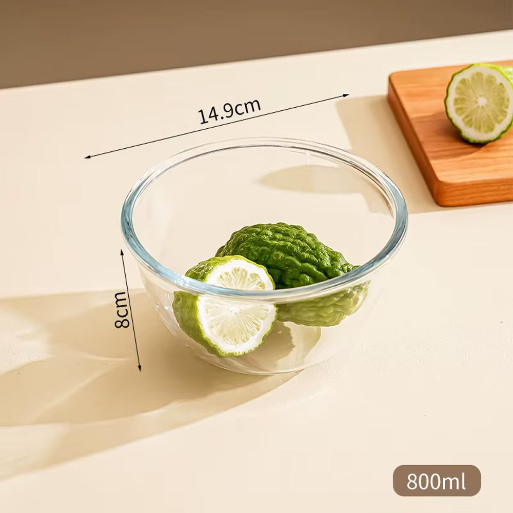 مجموعة أوعية زجاجية