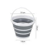 مجموعة حوض استحمام قابل للطي