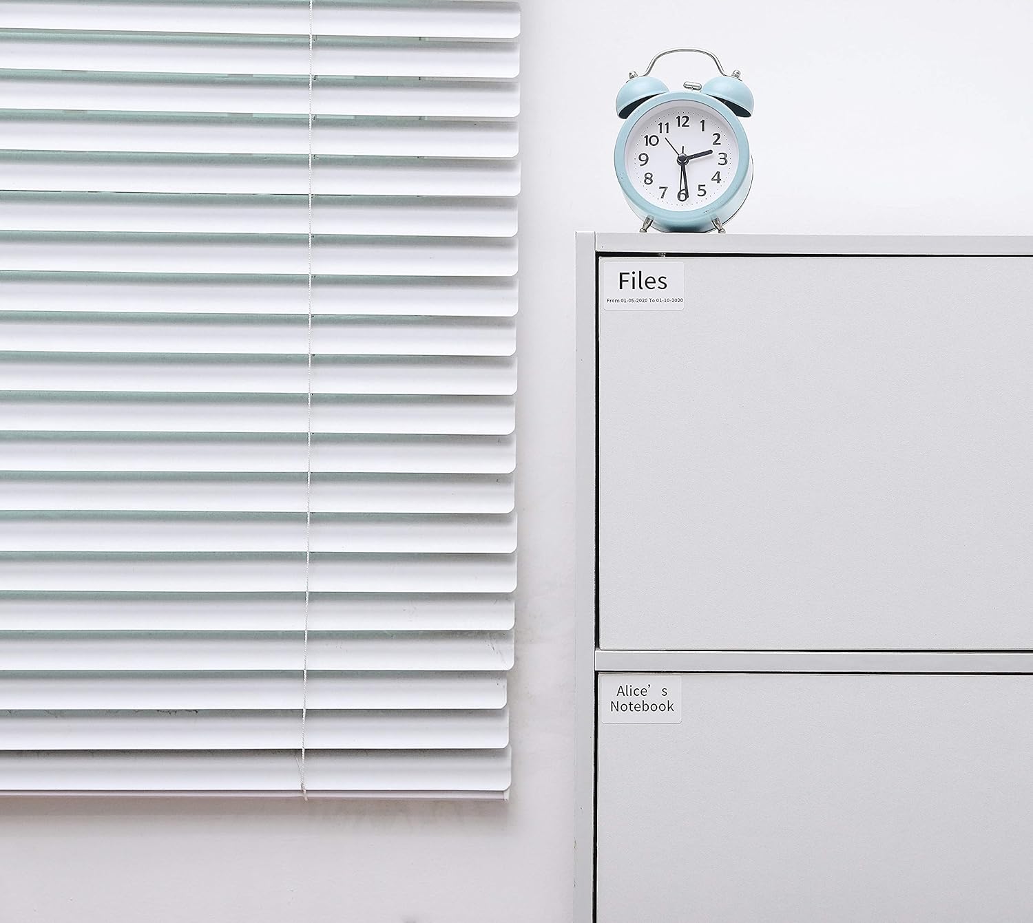 ‏ملصقات طابعة فوميمو 40x30mm / 230Pcs مربع / ابيض