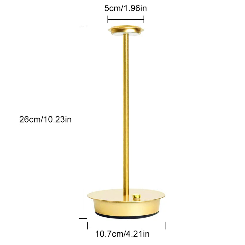 مصباح طاولة ليد  قابل لإعادة الشحن