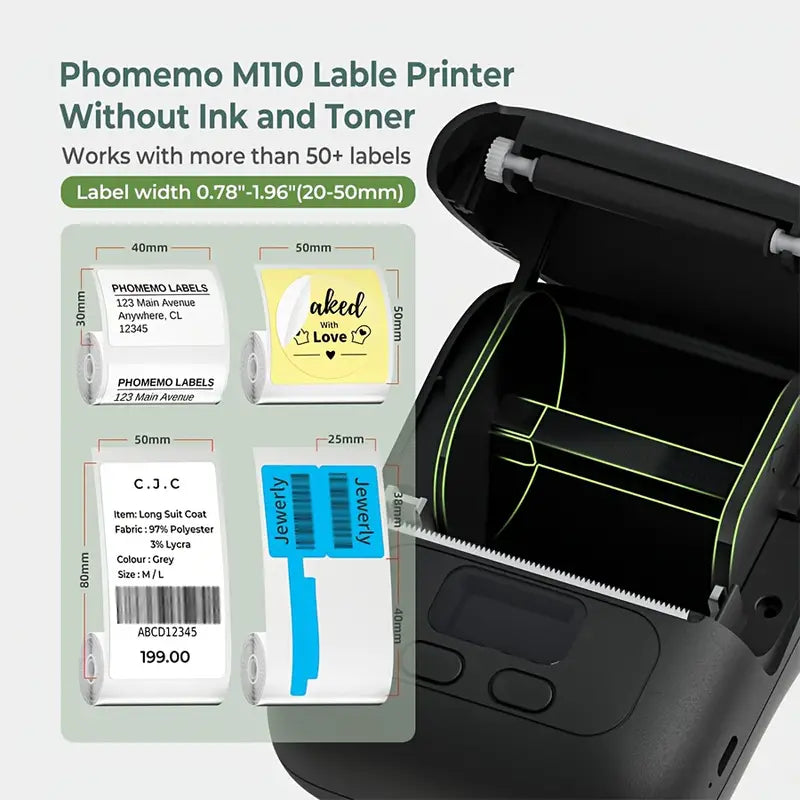 صانع ملصقات الطابعة Phomemo M110 2