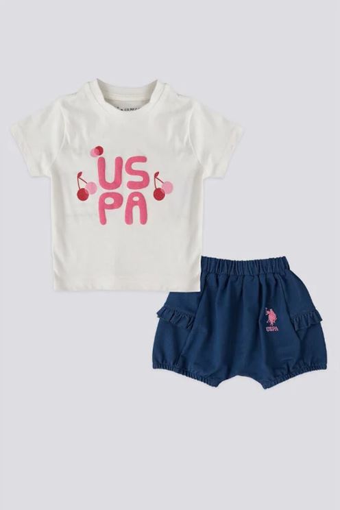 U.S POLO طقم بيبي