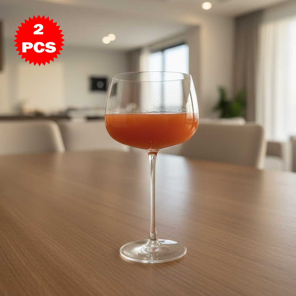 طقم كؤوس زجاجية فاخرة – 2 قطعة