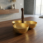 وعاء تقديم ثلاثي