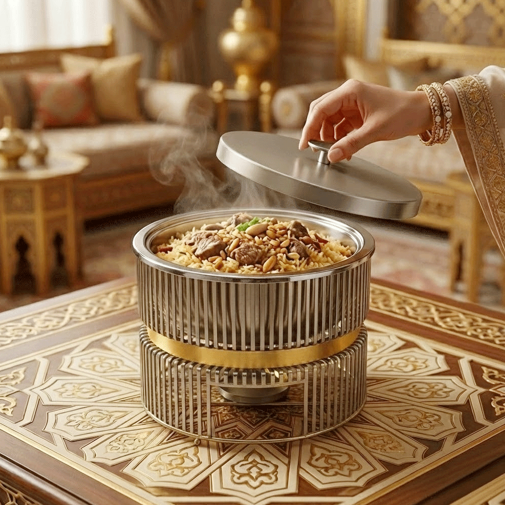 سخان طعام شبكي دائري