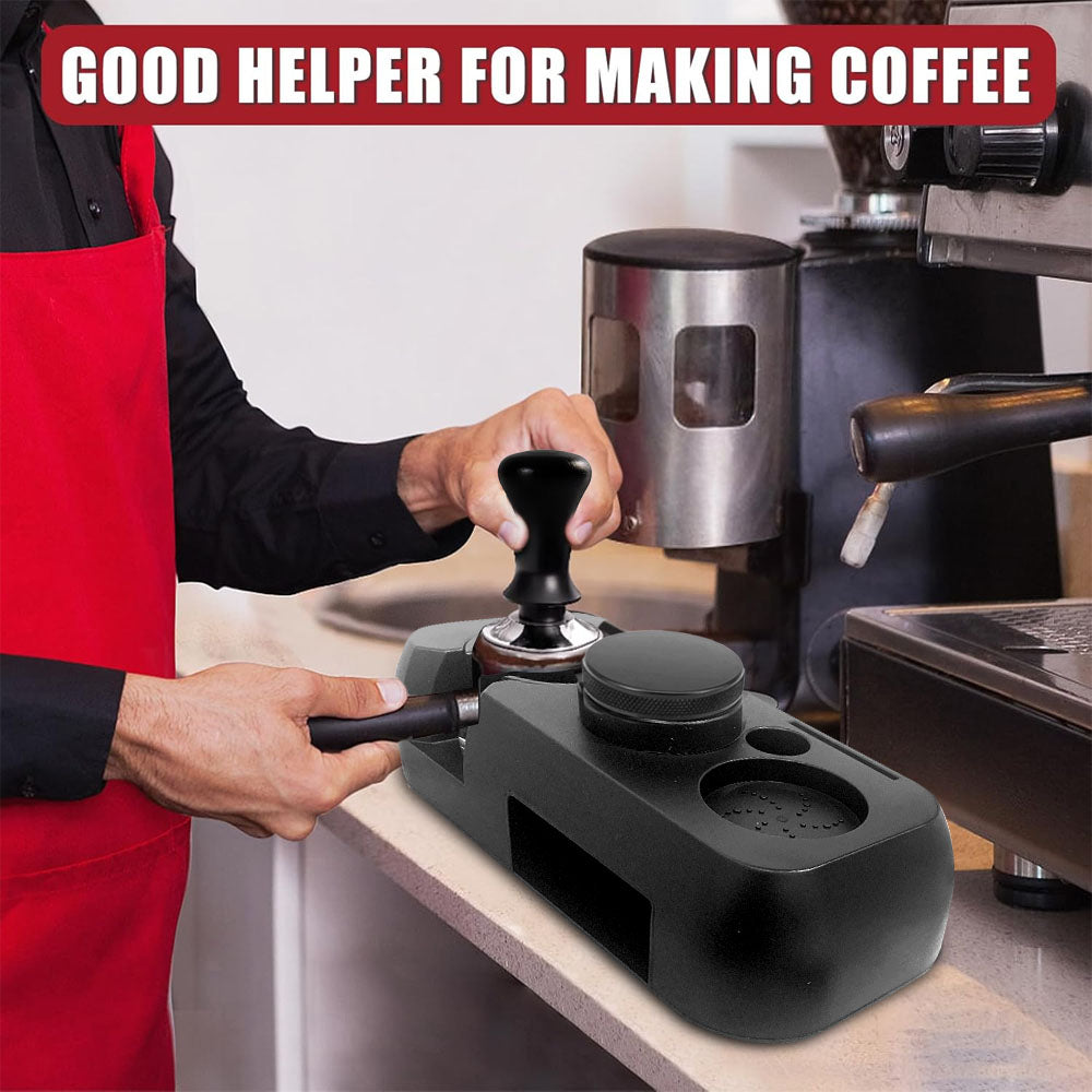 محطة دك الأسبريسو مع فلاتر القهوة