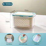 حافظة تخزين سلة تصريف محكمة الغلق