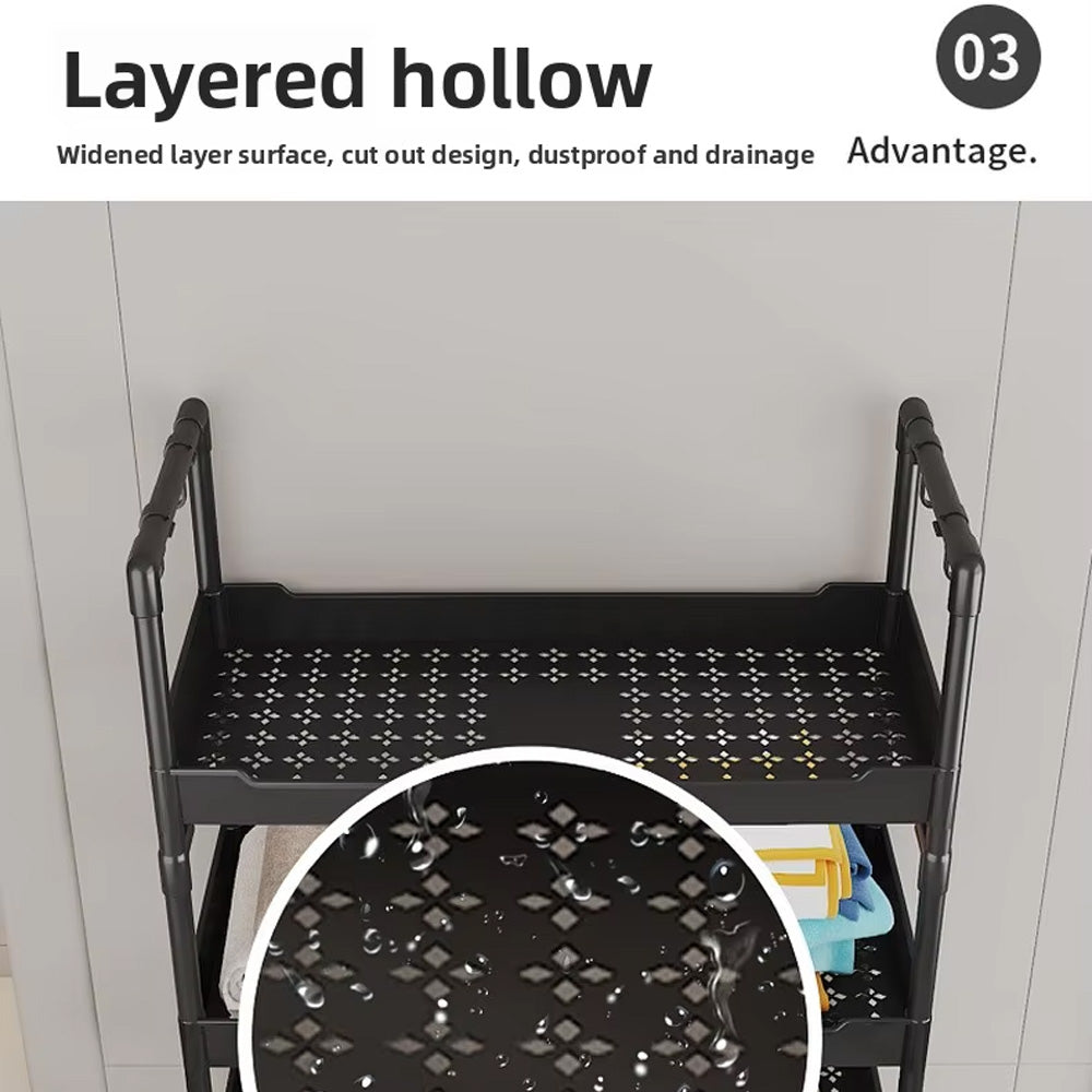 رفوف تخزين المراحيض متعددة الوظائف