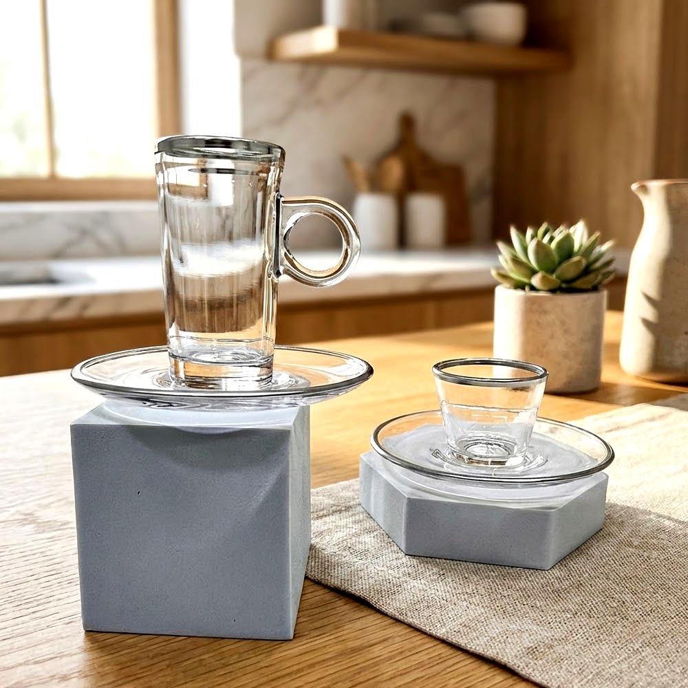 طقم استكانة وفنجان 18قطعة